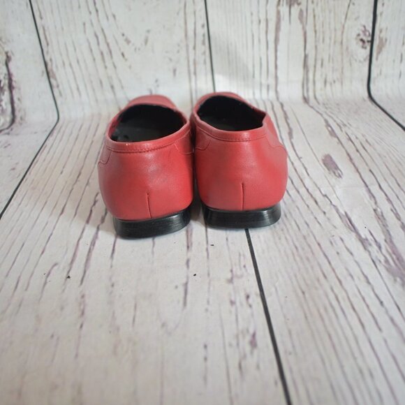 Vaneli Red Leater Stylish Lafers - Picture 5 of 6